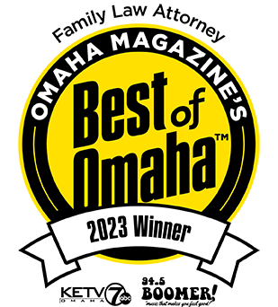 Omaha Magazine Family Law Attorney Badge